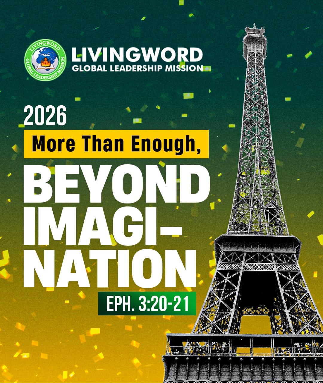 2026 Vision - Beyond Imagination | Ephesians 3:20-21